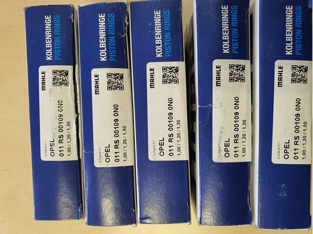 Anéis do pistão para 1 cilindro, STD. Mahle Original 011RS001090N0