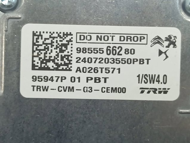 Compre 9855566280 Peugeot/Citroen Câmara do sistema para asseguramento de visibilidade