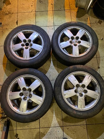 Discos de roda de aleação ligeira (de aleação ligeira, de titânio) para Mitsubishi Outlander I CU