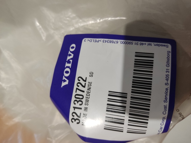 Tampão de fundo de carroçaria Volvo 32130722 preço, a partir de 15,87 USD