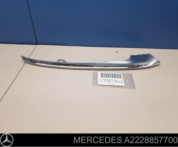 Placa sobreposta do pára-choque dianteiro Mercedes A2228857700 preço, a partir de 66,35 USD
