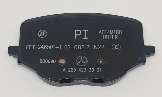 Sapatas do freio traseiras de disco Mercedes A0004209605 preço, a partir de 108,42 USD