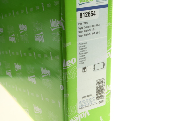 Radiador de aparelho de ar condicionado VALEO 812654