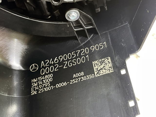 A24690007189051 Mercedes Comutador instalado na coluna da direção, montado