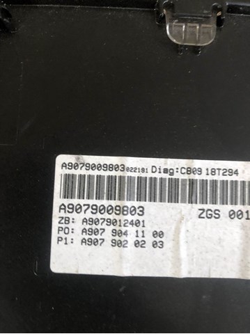 Módulo de direção (Centralina eletrônica) de motor A6519003603 Mercedes