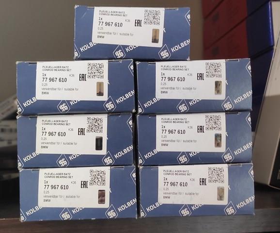 Folhas inseridas de cambota de biela, kit, padrão (STD) Kolbenschmidt 77967610 preço, a partir de 141,42 USD