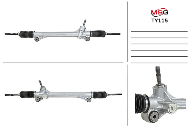 Compre TY115 MSG Cremalheira da direção