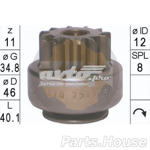 Roda-livre do motor de arranco ZEN ZN1770 preço, a partir de 20,16 USD