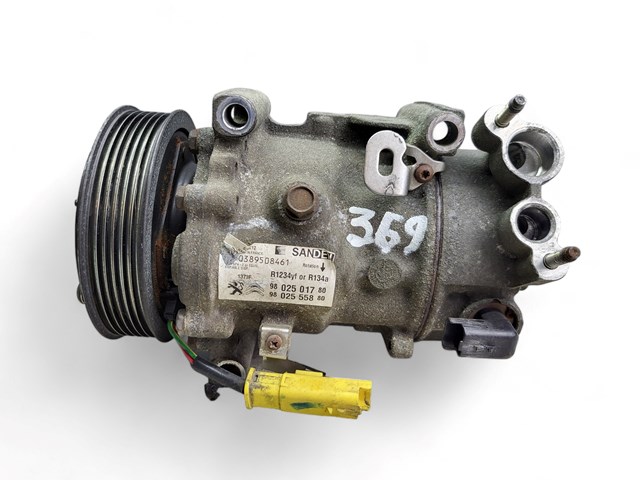 9802501780 Peugeot/Citroen Compressor de aparelho de ar condicionado