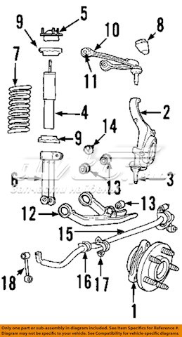 Bucha de estabilizador traseiro Chrysler 52125391AC preço, a partir de 6,64 USD