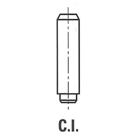 G11595 Freccia Guia de válvula