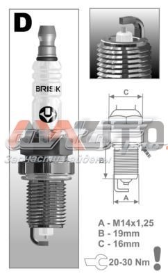 Compre DR15YS9 Brisk Vela de ignição