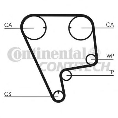 Compre CT773 Continental/Siemens Correia do mecanismo de distribuição de gás