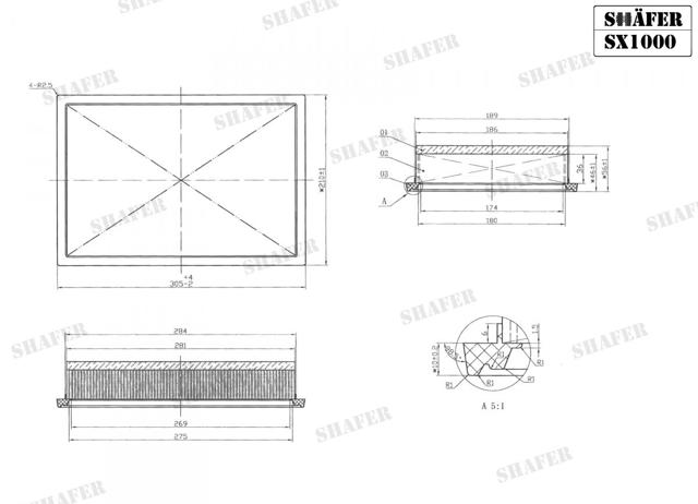 Filtro de ar Shafer SX1000 preço, a partir de 11,05 USD