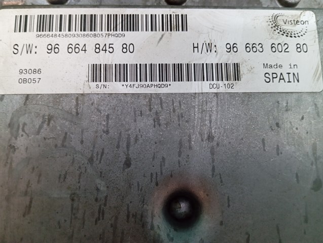 Módulo de direção (Centralina eletrônica) de motor Fiat/Alfa/Lancia 9666360280 preço, a partir de 237,07 USD