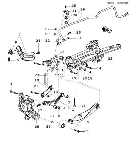 Braço oscilante superior direito de suspensão traseira General Motors 22940356 preço, a partir de 68,21 USD