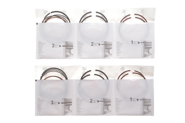 Kit de anéis de pistão de motor, STD. PRCHE493549000SET AMP/Paradowscy