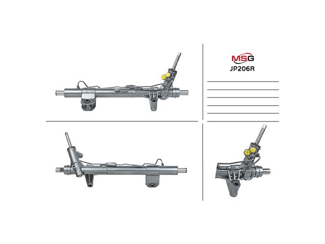 Cremalheira da direção MSG Rebuilding JP204R preço, a partir de 221,33 USD