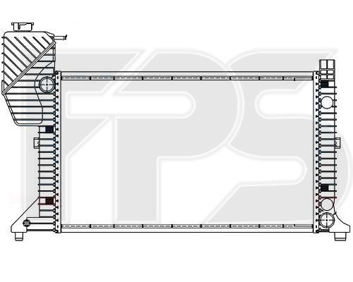 Radiador de esfriamento de motor FP46A793 FPS