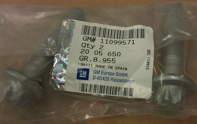 Compre 11099571 General Motors Parafuso de fixação de amortecedor traseiro