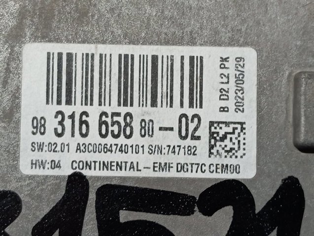 9831665880 Peugeot/Citroen Mostrador multifuncional