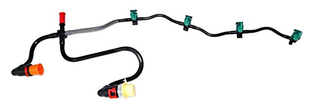 Tubo de combustível, inverso desde os injetores 9660645280 Fiat/Alfa/Lancia