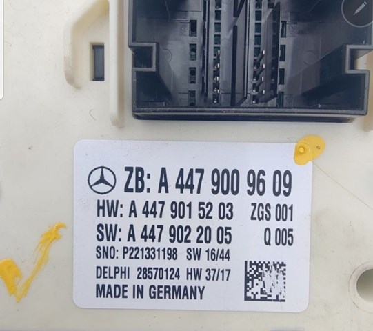 Compre A4479009609 Mercedes Unidade de controlo de sinais SAM