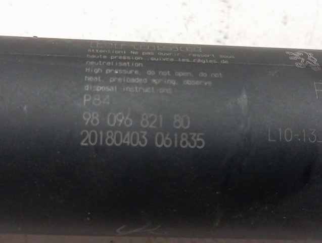 Amortecedor de tampa de porta-malas (de 3ª/5ª porta traseira) Peugeot/Citroen 9809682180 preço, a partir de 140,06 USD