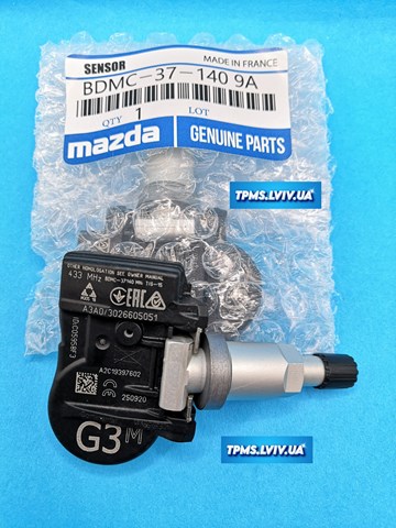 Sensor de pressão de ar nos pneus Mazda BDMC37140
