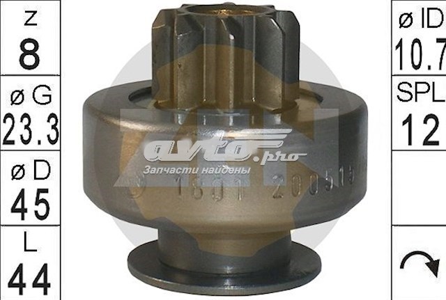 M000T45071ZT Mitsubishi Motor de arranco