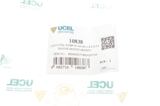 10838 Uc-el Consola de coxim (apoio) direita de motor