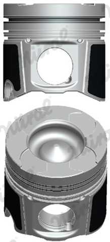 Pistão do kit para 1 cilindro, 2ª reparação ( + 0,50) Nural 8713750730