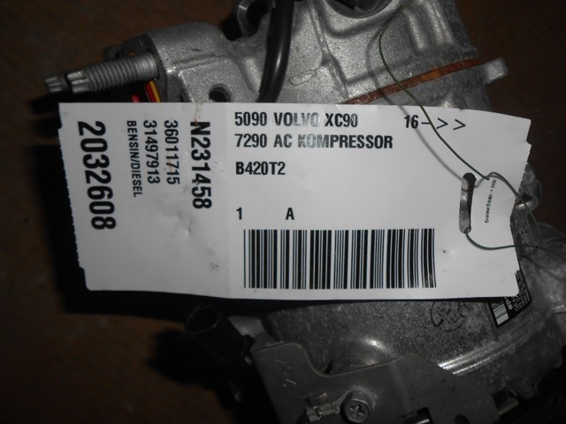 Cremalheira da direção 36011715 Volvo