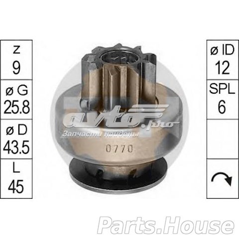 Compre ZN0770 ZEN Roda-livre do motor de arranco