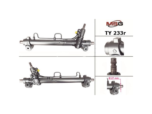 TY233R MSG Rebuilding Cremalheira da direção