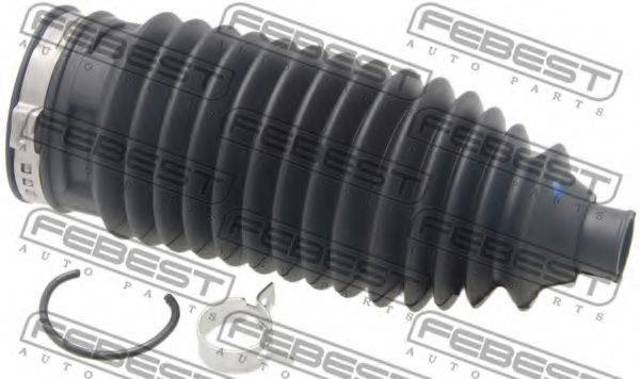 Bota de proteção esquerda do mecanismo de direção (de cremalheira) 34137AE010 Subaru