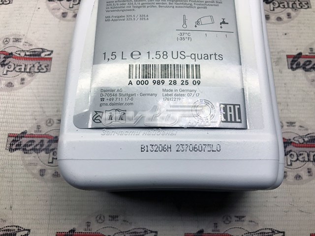 A000989282509 Mercedes Fluido de esfriamento