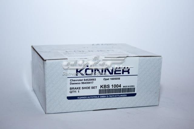 Sapatas do freio traseiras de tambor Konner KBS1004