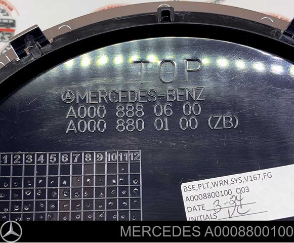 Consola de emblema de grelha do radiador Mercedes A0008800100 preço, a partir de 356,24 USD