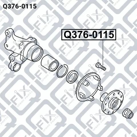 Compre Q3760115 Q-fix Prego de roda traseiro/dianteiro