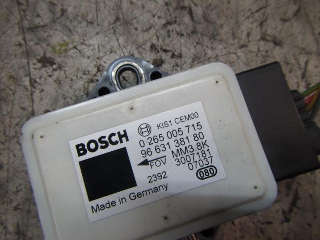 0265005715 Bosch Sensor de aceleração transversal (ESP)