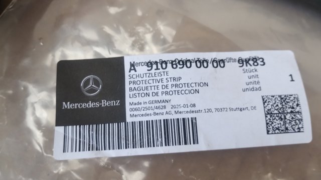 Compre A91069000009K83 Mercedes Moldura do pára-lama dianteiro esquerdo