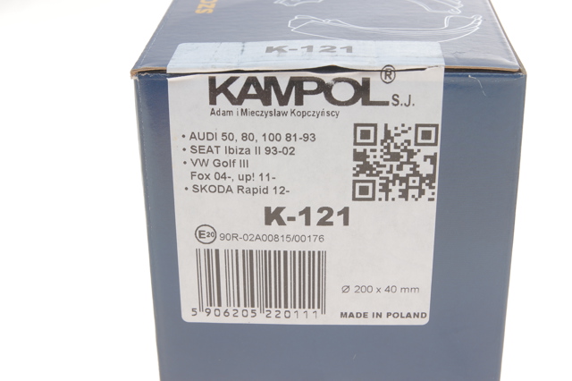 Compre K121 Kampol Sapatas do freio traseiras de tambor