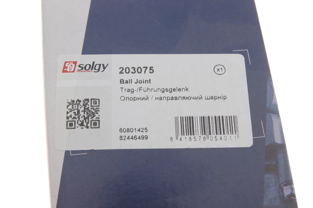 203075 Solgy Suporte de esfera inferior