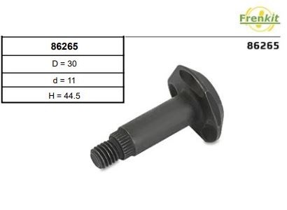 Kit de reparação de suporte do freio traseiro Frenkit 86265