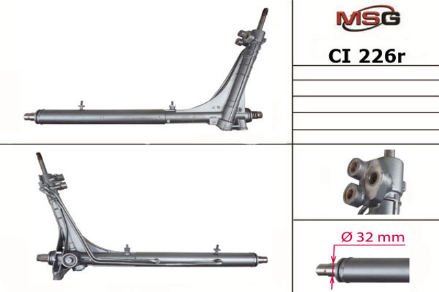 CI226R MSG Rebuilding Cremalheira da direção