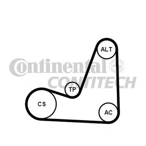 Correia dos conjuntos de transmissão, kit Continental/Siemens 5PK1200K1 preço, a partir de 72,18 USD