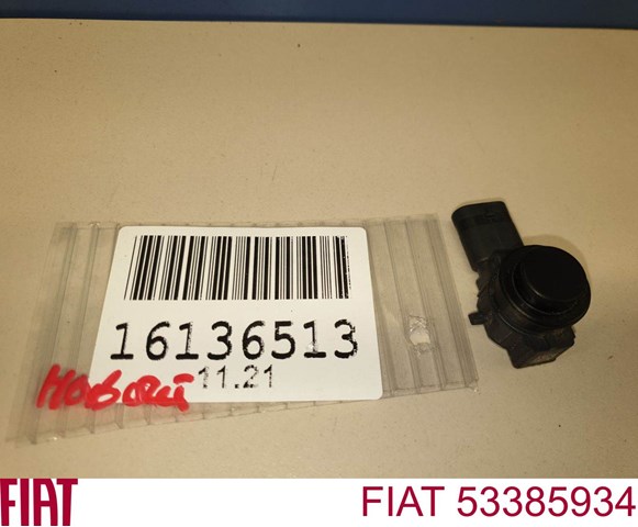 Sensor dianteiro de sinalização de estacionamento (sensor de estacionamento) 53385934 Fiat/Alfa/Lancia
