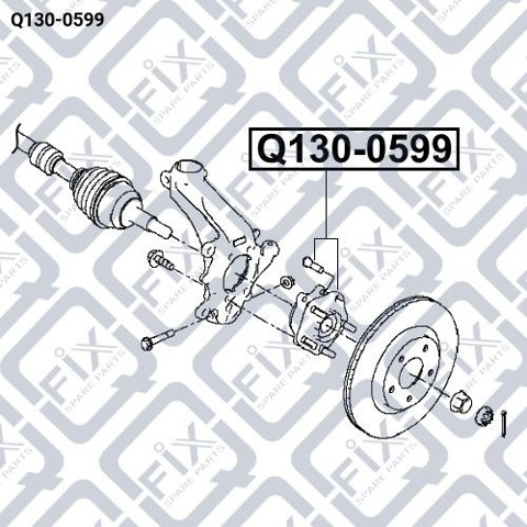 Cubo dianteiro Q-fix Q1300599 preço, a partir de 86,16 USD