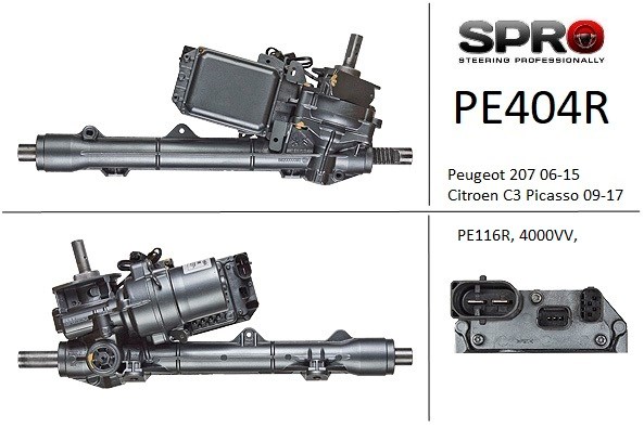 Cremalheira da direção PE404NLF0R MSG Rebuilding